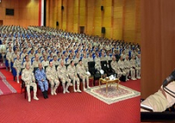 صبحى يلتقى قادة وضباط المنطقة الغربية العسكرية