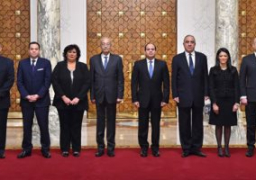 الوزراء الجدد يؤدون اليمين الدستورية أمام الرئيس السيسي