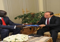 استقبل السيد الرئيس عبد الفتاح السيسي اليوم السيد ماييك دنج وزير شئون الرئاسة بجمهورية جنوب السودان
