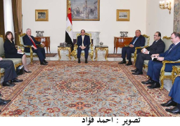 الرئيس السيسي يستقبل وزير الخارجية الامريكي