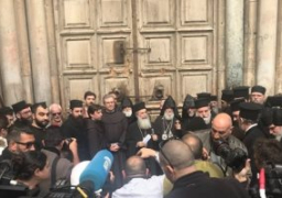 بالصور : إغلاق كنيسة القيامة بعد فرض إسرائيل 190 مليون دولار ضرائب