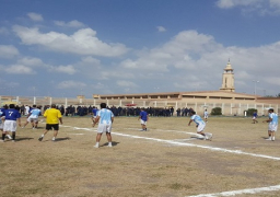 احتفالية رياضية بين نزلاء سجن برج العرب والاتحاد السكندري