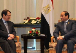 السيسي يبحث مع الرئيس القبرصى التعاون المشترك