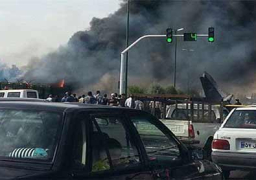 إيران تؤكد مصرع جميع ركاب الطائرة المدنية المنكوبة جنوب أصفهان