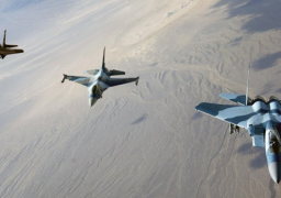 التحالف الدولي يشن غارات جوية على داعش في دير الزور