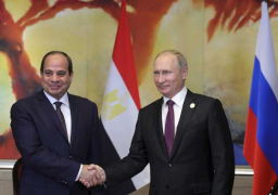 السيسي يهنئ بوتن بفوزه بولاية رابعة ويؤكد تطلعه لتعزيز العلاقات