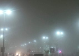 إغلاق طريق أسوان-القاهرة الصحراوي وأبو سمبل والخزان بسبب العاصفة الترابية
