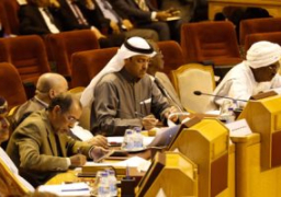 بدء المؤتمر الصحفى للبرلمان العربى حول متابعة الانتخابات الرئاسية