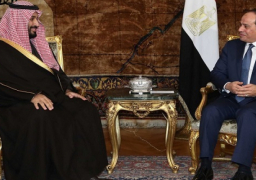 الرئيس السيسى يستقبل غداً ولى العهد السعودى بالقاهرة
