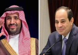 السيسي يستقبل ولي العهد السعودي بالقاهرة.. الاحد