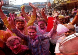 مهرجان الألوان بالهند