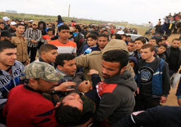 بالصور..استشهاد 16 وإصابة أكثر من 1400 فلسطيني في مواجهات مع الاحتلال
