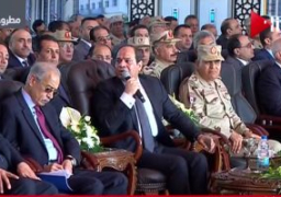 السيسى لأبناء مطروح: “بفكركم بوعدكم لىّ تكونوا حراس البوابة الغربية”