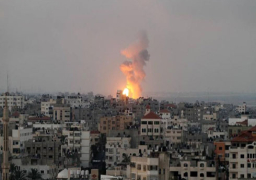 طائرات الاحتلال  الاسرائيلي تقصف أهداف متفرقة بقطاع غزة