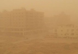 غلق طريق القاهرة أسيوط الغربى لسوء الأحوال الجوية