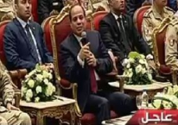 الرئيس السيسى يؤكد ان أبطال مصر سيواصلون القتال حتى تحيا مصر ويحيا 100 مليون مصرى.