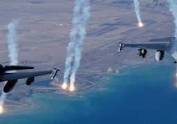 مقاتلات التحالف العربي تنفذ غارات جوية على مواقع الحوثيين غربي اليمن