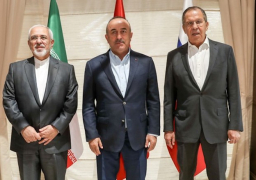 وزراء خارجية روسيا وإيران وتركيا يناقشون التسوية السورية في استانة 16 مارس