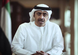 وزير خارجية الإمارات يزور معبد كوم أمبو بأسوان