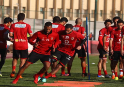 الأهلي يستأنف تدريباته استعدادًا لسموحة