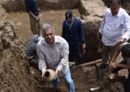 الآثار: الكشف عن مقصورة احتفالات ملكية بالمطرية