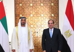 الشيخ محمد بن زايد آل نهيان ولي عهد أبو ظبي يواصل زيارته الي مصر والتي بدأها أمس.