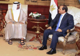 الرئيس السيسي يستقبل اليوم ولى عهد أبو ظبى