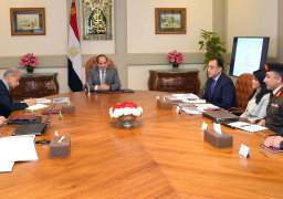 الرئيس السيسي يجتمع برئيس الحكومة ووزراء الإسكان والسياحة والآثار ويوجه بمواصلة جهود تطوير قطاع السياحة وتحديث المناطق الأثرية