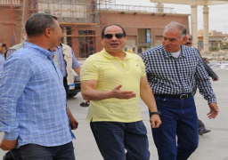 بالصور..السيسي يتفقد أعمال التطوير بطريق العين السخنة