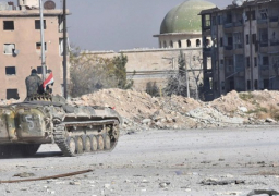 القوات سورية تجدد قصفها على مناطق خاضعة لداعش جنوب دمشق