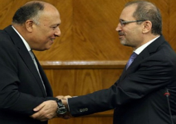 وزير الخارجية سامح شكري يستقبل اليوم نظيره الأردني لبحث المستجدات الفلسطينية.