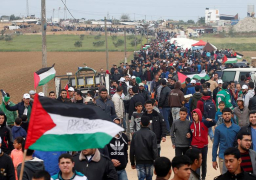 40 شهيدا و5511 مصابا حصيلة مسيرة العودة فى غزة