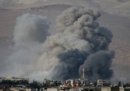 غارات على دوما السورية ردا علي نيران المعارضة