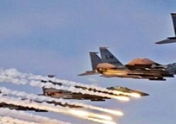 مقاتلات التحالف العربي تدمر موقع القيادة الحوثية بالبيضاء