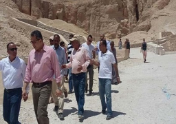 وزير الآثار: العمل يسير بصورة جيدة في طريق الكباش بالأقصر