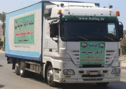 قافلة مساعدات “ثانية” من الأزهر تتوجه إلى قطاع غزة اليوم