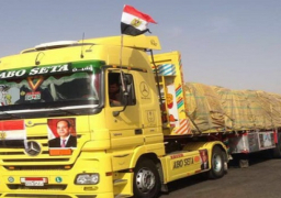 استمرار وصول قوافل المساعدات الطبية والغذائية المصرية إلى غزة