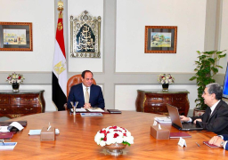 الرئيس السيسي يستعرض المشروعات القومية الكبرى بقطاع الكهرباء