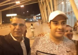 صور..عودة النقيب محمد الحايس إلى القاهرة بعد رحلة علاجية بجنيف