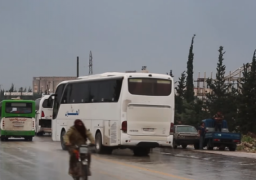 خروج الدفعة الخامسة من المسلحين من ريفي حمص الشمالي وحماة الجنوبي