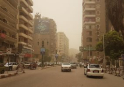 عاصفة ترابية تضرب محافظة أسيوط