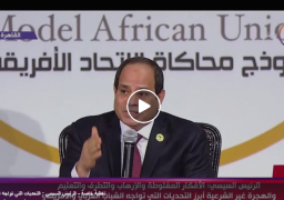 بالفيديو : – الرئيس السيسي : التحديات التي تواجه الدول الإفريقية واحدة