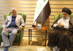 مباحثات بين الصدر والعامري لتشكيل حكومة وطنية