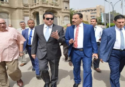 وزير التعليم العالى يتفقد جامعة عين شمس