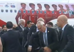 وصول طائرة المنتخب إلى روسيا استعدادا للمشاركة في كأس العالم