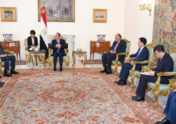 السيسى يؤكد اهتمام مصر بمواصلة الارتقاء بالتعاون الاقتصادي والتجاري مع الصين