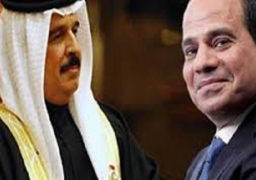 الرئيس السيسي يتلقى اتصالاً هاتفيًا من الملك حمد بن عيسى ملك البحرين