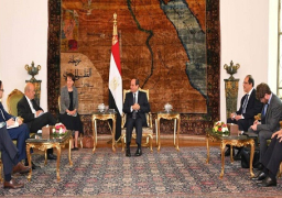 السيسي يبحث مع وزير خارجية فرنسا التعاون الثقافي والملفات الإقليمية