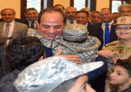 السيسي يصل مركز المنارة للمشاركة في الاحتفال بعيد الفطر مع أسر الشهداء