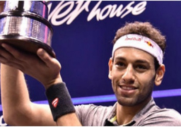 الشوربجي يحافظ على صدارة لاعبي الاسكواش المحترفين